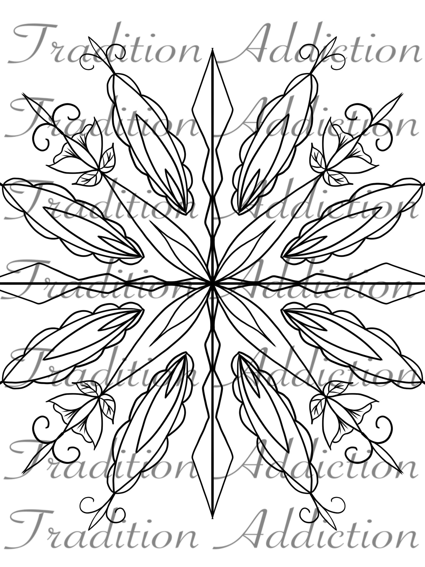 Woodland Swirls Coloring Book PDF