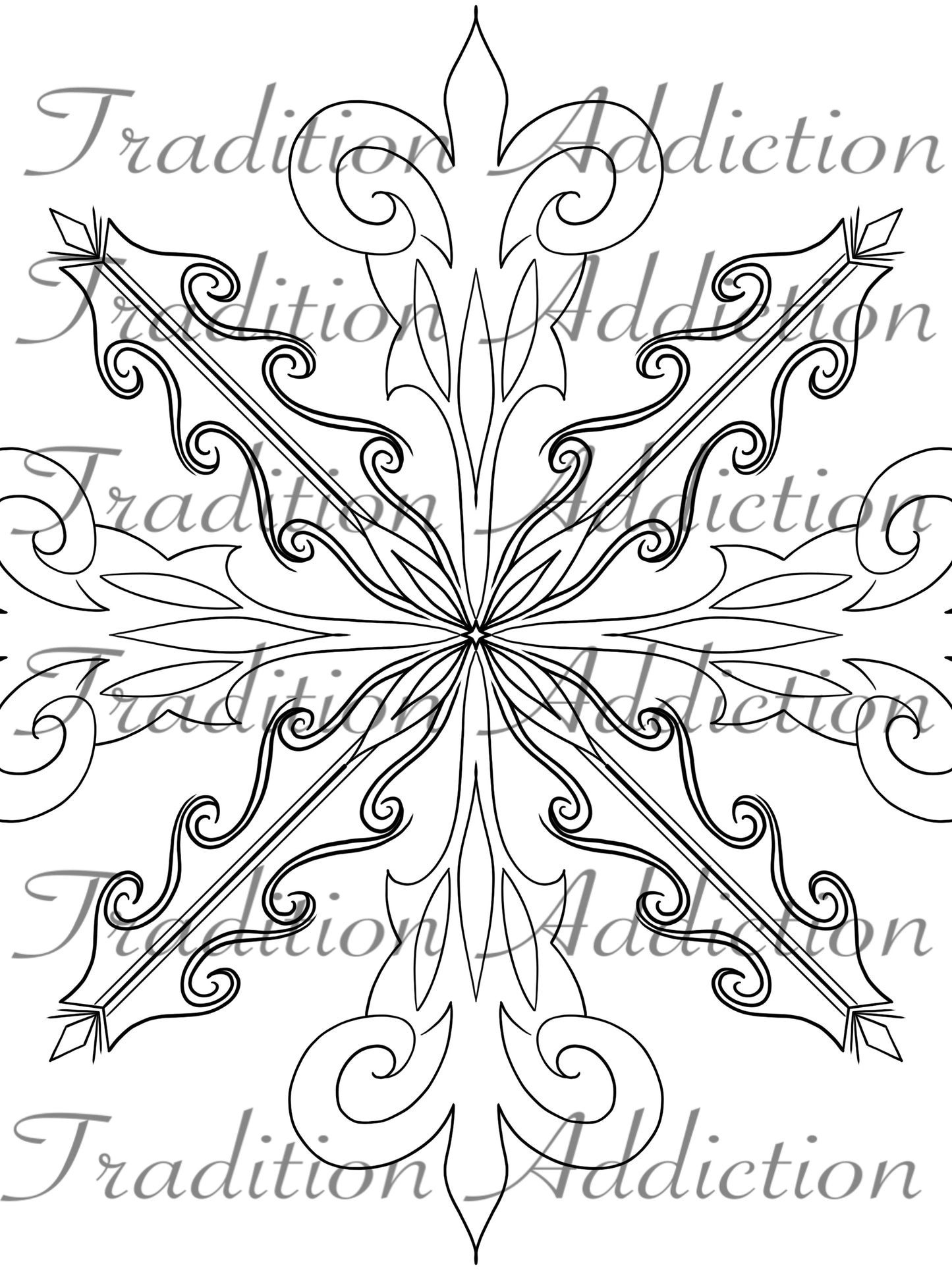 Woodland Swirls Coloring Book PDF