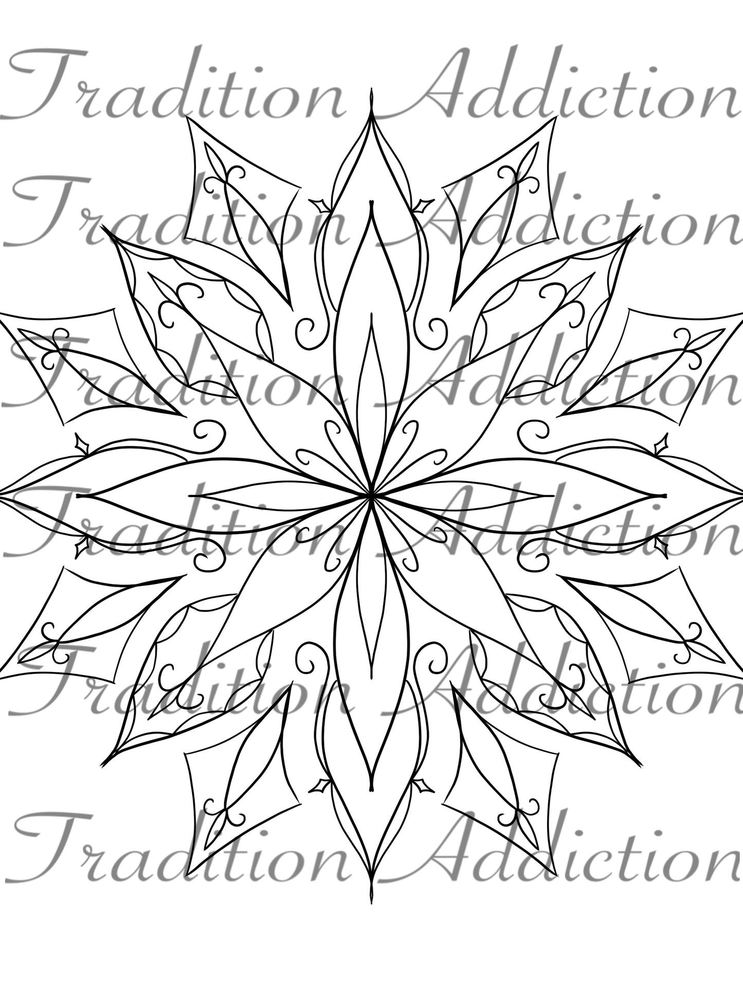 Woodland Swirls Coloring Book PDF